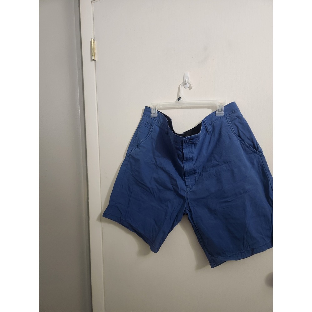 Wrangler Authentics Mens Blue Classic Chino Shorts Size 42 ZM945GB Stretch
